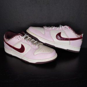 2008 Nike Dunk Low Valentine's Day Heart Locket Pink Red Size 6Y/7.5W